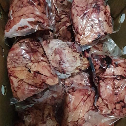 Frozen veal sweetbreads