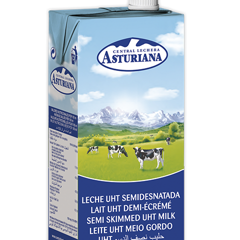 Central Lechera Asturiana leche UHT Semidesnatada 1 L