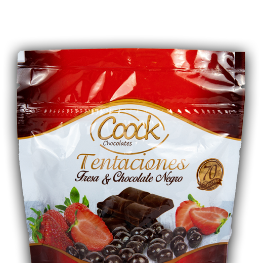 Grajeas "Tentaciones" Fresa y Chocolate Negro 70%