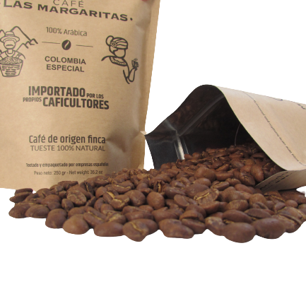 Cafe 100% tueste natural de especialidad de origen finca Colombia img6