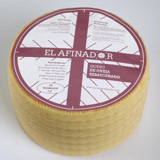 Queso de oveja leche cruda semicurado