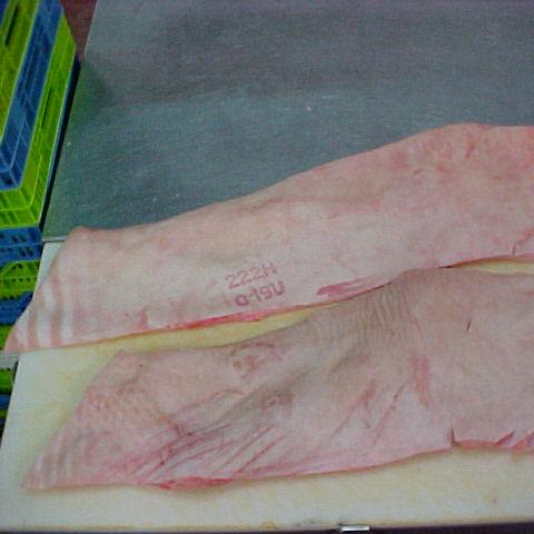 FROZEN PORK BACKFAT SKIN ON