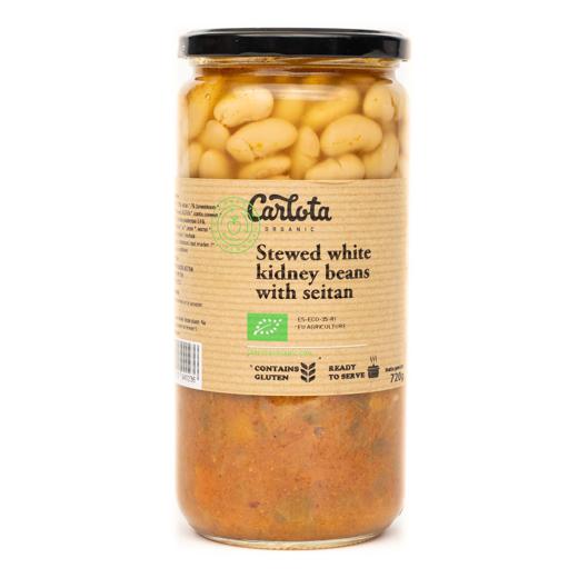 Stewed white beans with seitan 720g / Fabada de alubias con seitán 720g