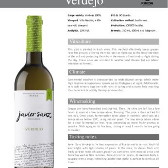 VINO BLANCO JAVIER SANZ VERDEJO img1