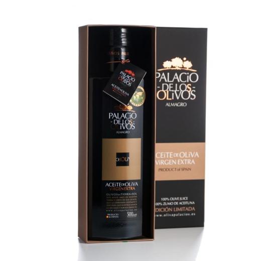 Aceite de Oliva Virgen Extra "Palacio de los Olivos" 500ml con Estuche img1