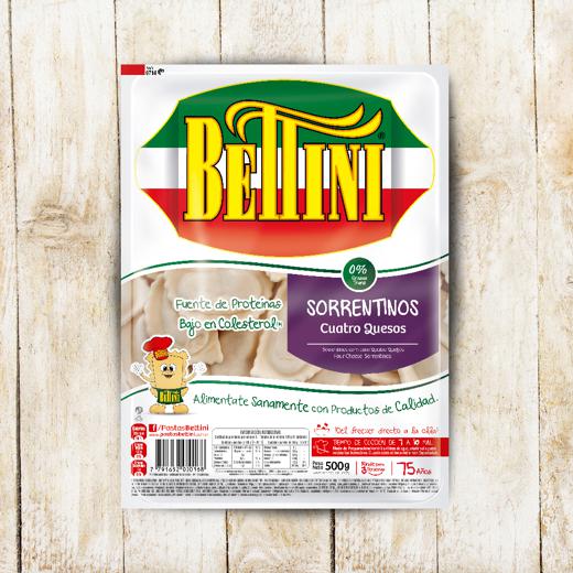 Sorrentinos con Cuatro Quesos - Blister 500g - Bettini