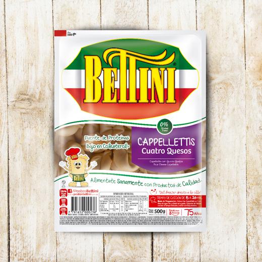 Cappellettis con Cuatro Quesos - Blister 500g - Bettini