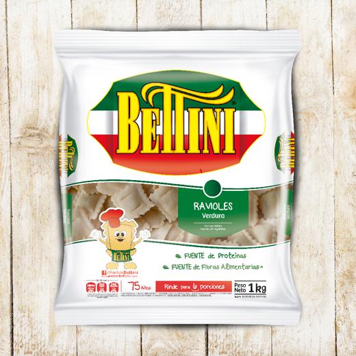 Ravioles con Verdura - Flow Pack 1kg - Bettini