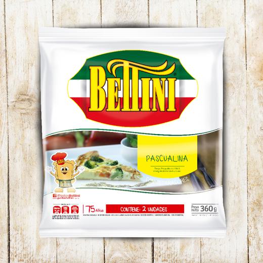 Tapas para Pascualinas - Flow Pack - 360 gr - 2 unidades - Bettini