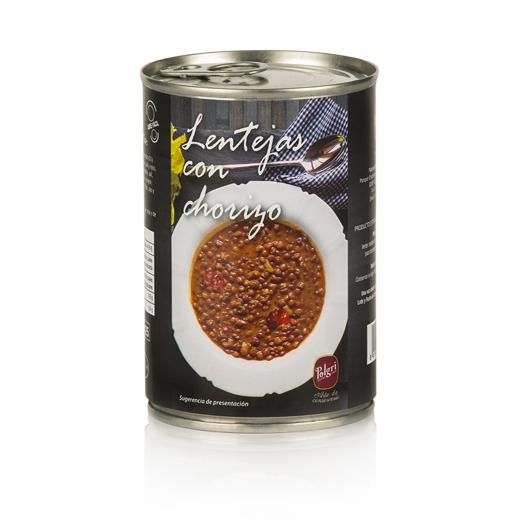 Lentejas con chorizo 390gr