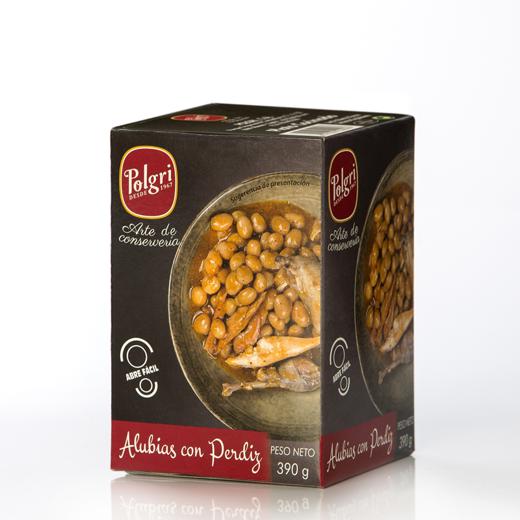 Alubias con perdiz 1/2 390gr