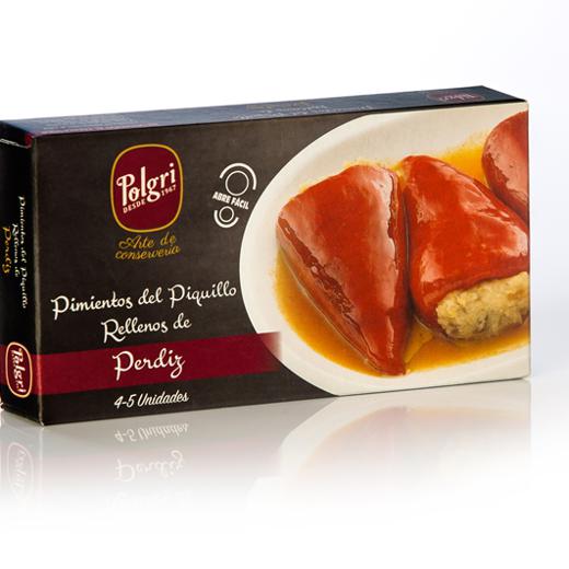 Pimientos rellenos de perdiz 220gr