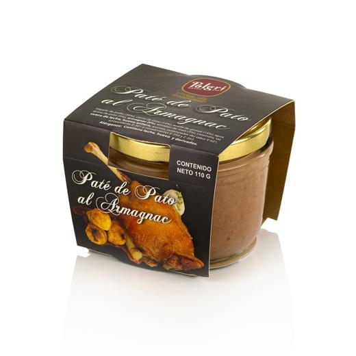 Pate pato al armagnac cristal 110gr