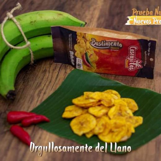 Cascajitos de platano verde en sabor limon, picante, BBQ y natural en presentacion de 40g