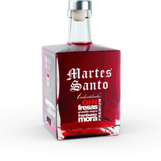 Gin Frutos Rojos - Ginebra Preminum Tridestilada 70 cl 40°alc./vol.