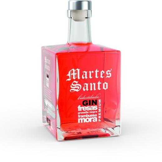 Gin Frutos Rojos - Ginebra Preminum Bidestilada 70 cl 40°alc./vol.
