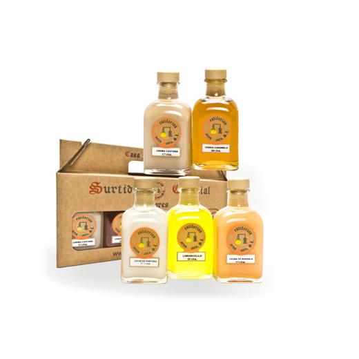 Estuche Miniaturas Cremas/Licores - 5 x 100ml