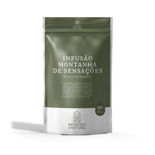 Infusão Montanha de Sensações – Saco Doypack | Chás do Românico