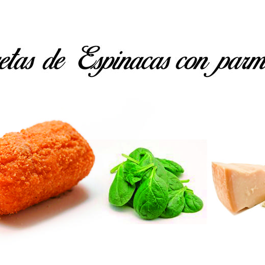 Croqueta espinacas con parmesano 10x500 gr (Spinach and parmigiana croquette 10x500 g)