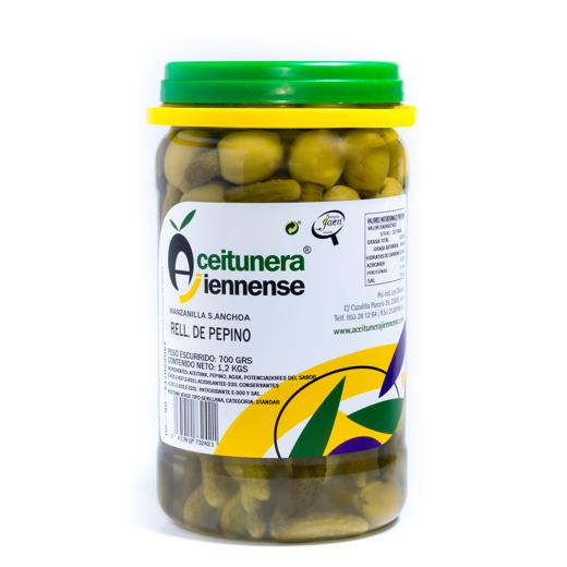 Aceituna RELLENA DE PEPINO  Formato 0.700 Kg