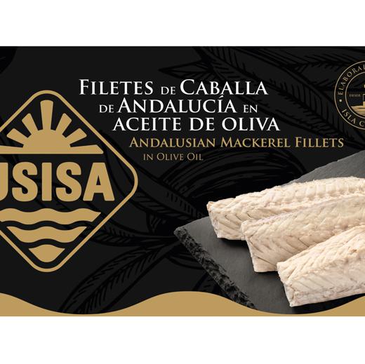 RR.125 Filetes de Caballa de Andalucia en aceite de oliva USISA