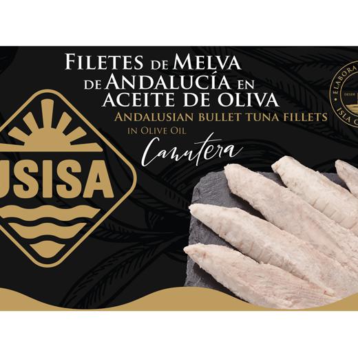 RR.125 Filetes de Melva de Andalucía Canutera en Aceite de Oliva USISA