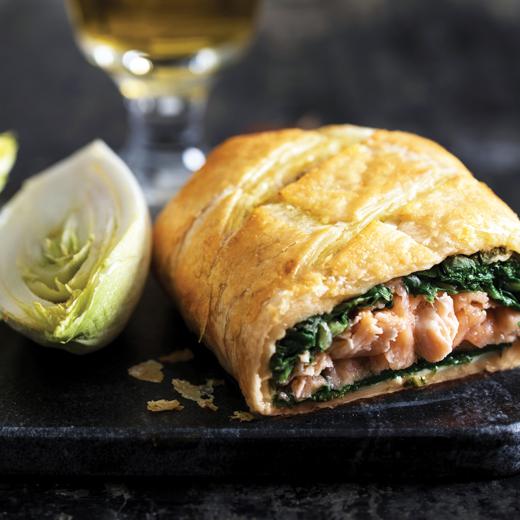 Atlantic Salmon Chard Roulade