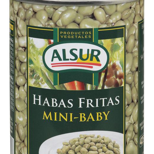 MINI BABY BROAD BEANS TIN 410G