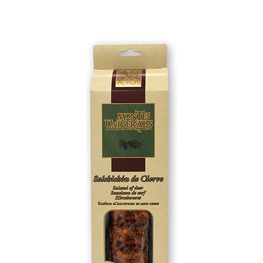 Salchichón Cular de Ciervo Estuchado Montes Universales (300g)