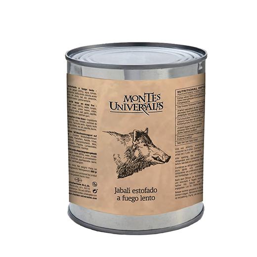 Jabalí estofado a fuego lento Montes Universales (800g)