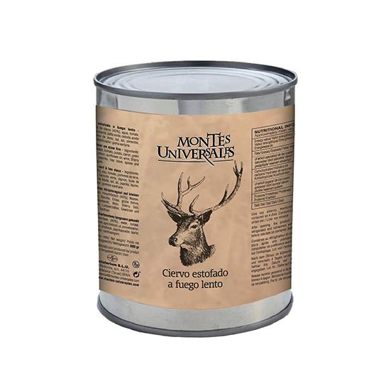 Ciervo estofado a fuego lento Montes Universales (800g)