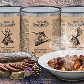Ciervo flambeado al cognac en salsa de nueces Montes Universales (800g) img1