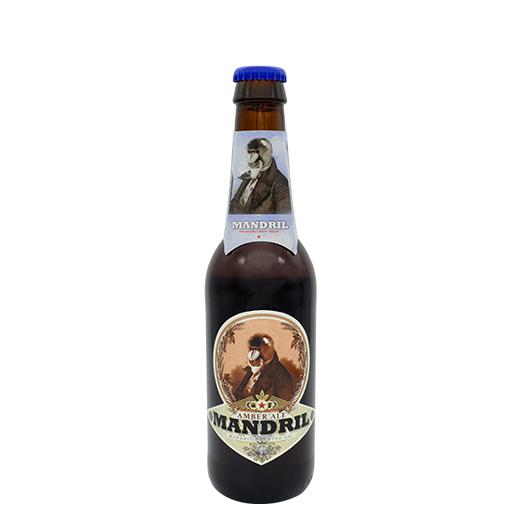 Cerveza Artesana Mandril Amber Ale - 12x33cl
