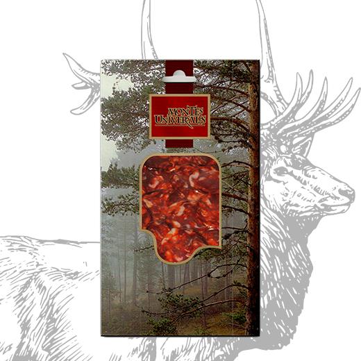 Chorizo Cular Ciervo Loncheado Montes Universales (100g)