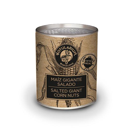 Maiz gigante salado BBQ Botularium (latita minibar 30g)