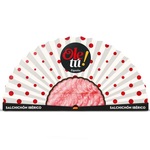 Salchichón ibérico de bellota en lonchas. 100g