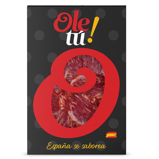 Sobre de Caña de cabeza de lomo ibérico de bellota en lonchas. 100g