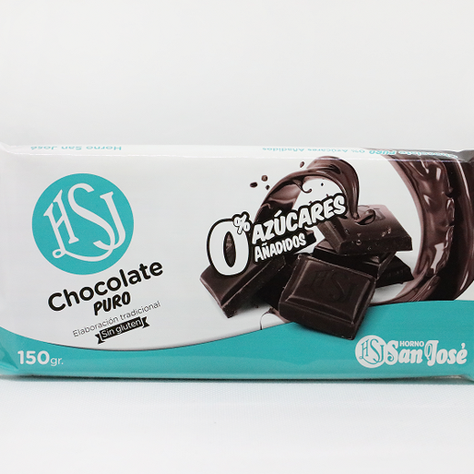 SUGAR FREE PURE CHOCOLATE -  Bar 150 g img0