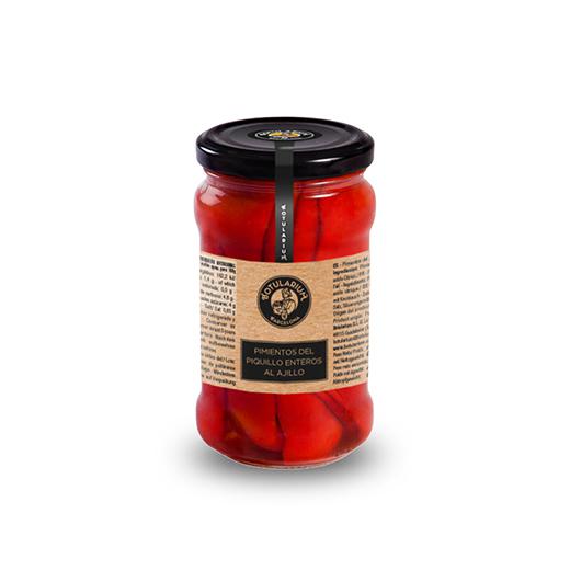Pimientos del Piquillo Enteros al Ajillo Botularium (314ml)
