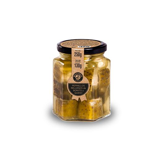Pepinillos Rellenos de Bonito y Queso Botularium (284ml) img0