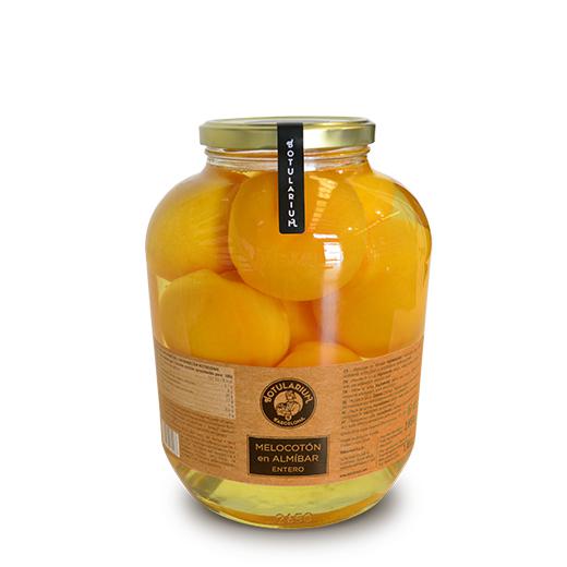 Melocotón Almíbar Entero Botularium (Tarro cristal 3kg)