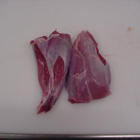 Frozen turkey drumstick meat