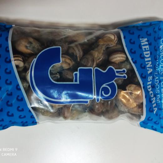 caracol helix aspersa congelado  bolsa 1kg img0