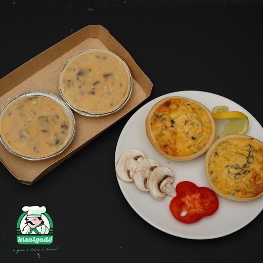 Quiche de Cogumelos (Mushroom Quiche)