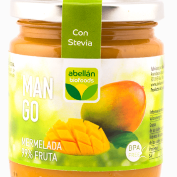 MANGO EXTRA JAM WITH STEVIOL GLUCOSIDE 235gr - DIABETIC SUITABLE