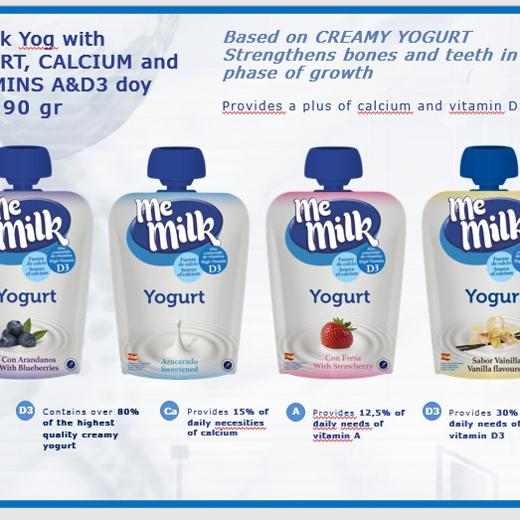 Memilk con yogurt, arandanos y  con calcio y vitaminas A&D3 img2