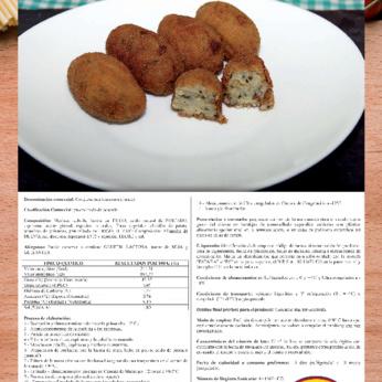 CROQUETA CASERA DE MERLUZA CON ESPINACAS