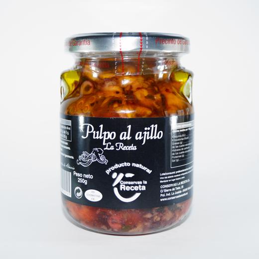 Pulpo La Receta Al Ajillo 250 Gr