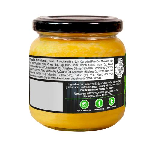 Mantequila clarificada GHEE SABOR A ALBAHACA img2