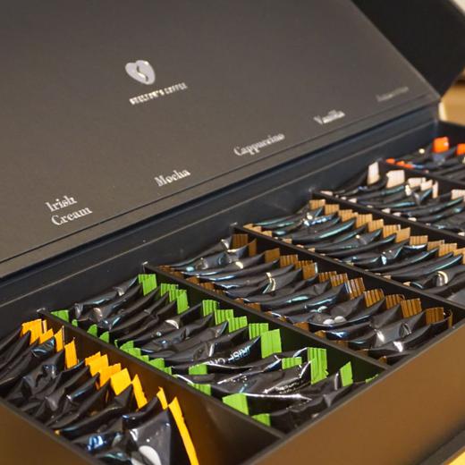 Shelton's Coffee Hearts Luxury HORECA Box Assorted Flavours X100 Units